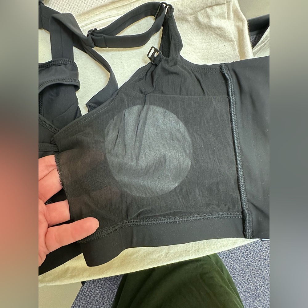 Evergreen Pumping/Nursing Black Sports Bra-Size S - Maternity & postpartum - Picture 5 of 9
